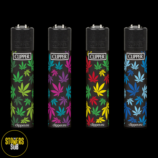 420 Collection Leaves 2 Clipper Lighters