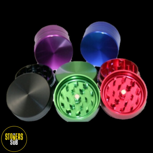 2 Piece 40mm Metal Grinder 5 Colours