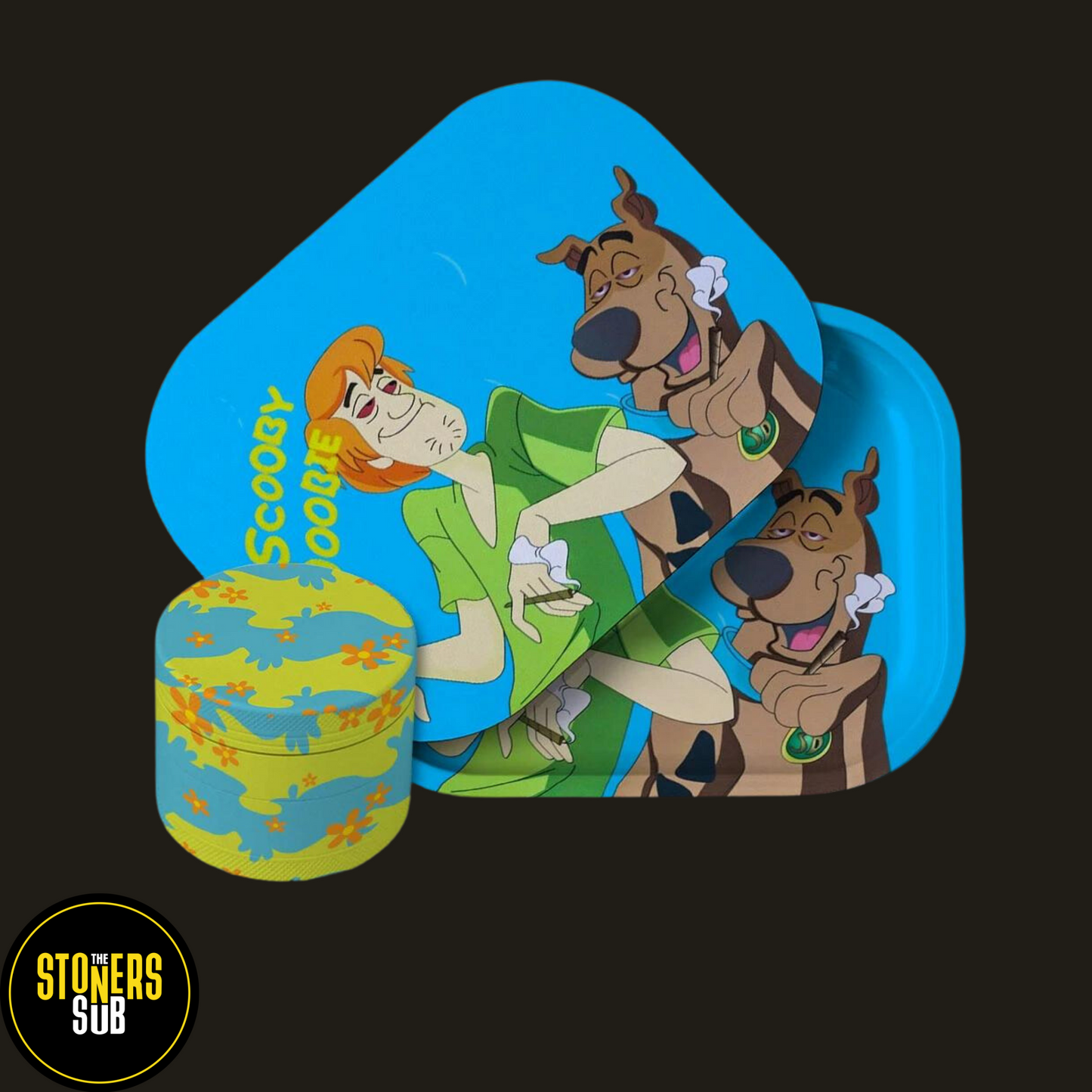 Scooby Doo & Shaggy Tray & Magnetic Lid Set