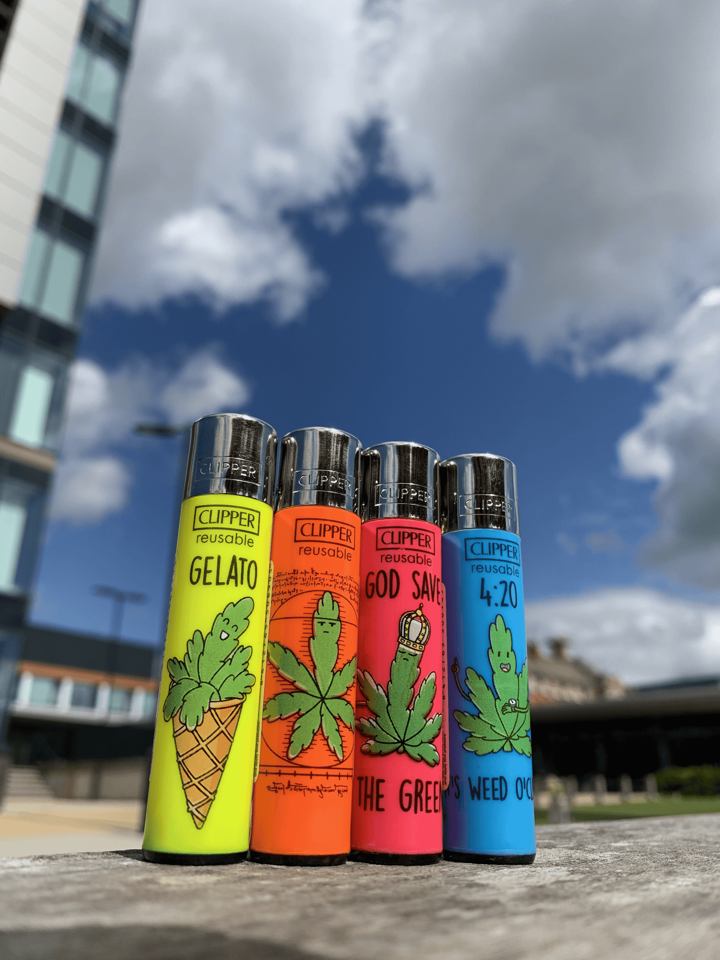 420 Collection Rise Up Clipper Lighters